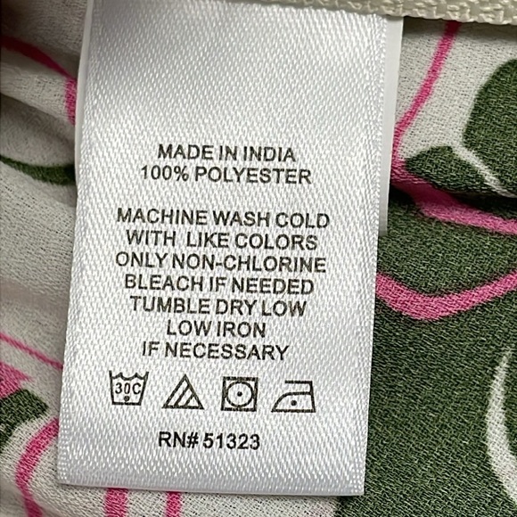 New Parker Floral Print Peplum Cami Top Keyhole Cut Out Tropical Sz 0 - Picture 13 of 14